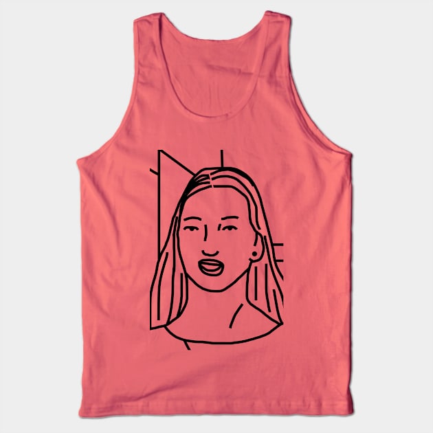 Distracted Boyfriend Meme the Distraction Outline Tank Top by ellenhenryart